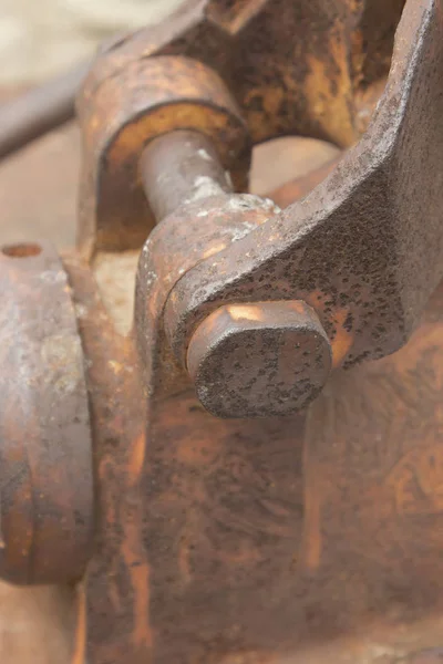 Old rusty mechanism fragment — Stock Photo, Image