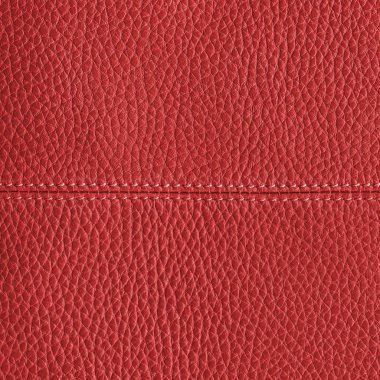 kırmızı deri arka plan, dikiş