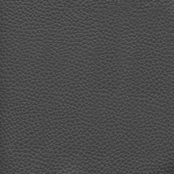 Black leather texture as background — Stock Photo, Image