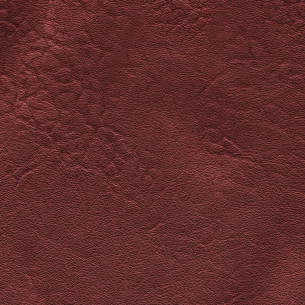 Textura de couro vermelho escuro — Fotografia de Stock