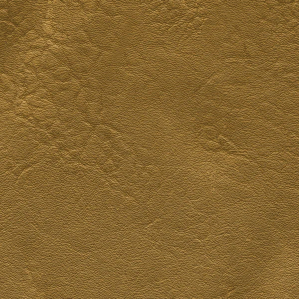 Geel-bruin leder texture — Stockfoto
