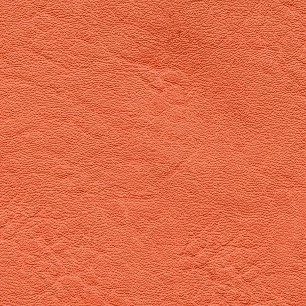 Orange leather texture — Stock Photo, Image