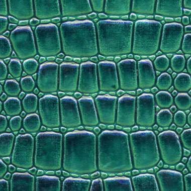 Yeşil yapay yılan deri doku portre