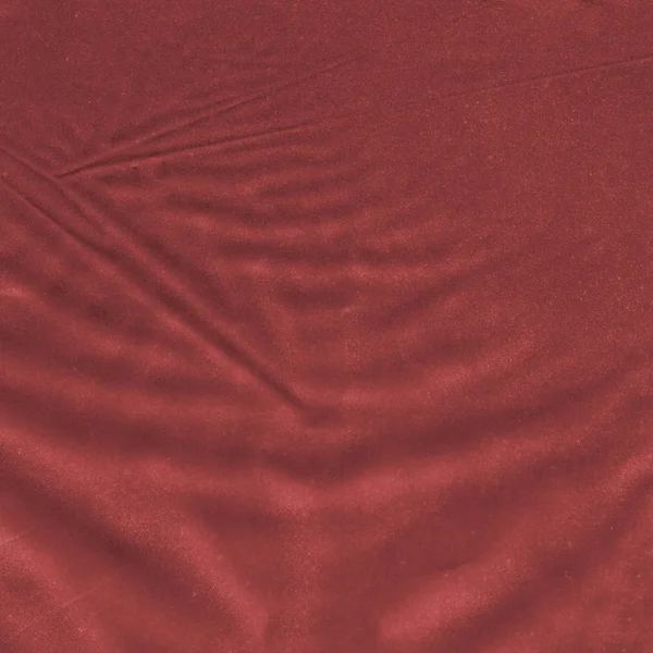 Texture de matière synthétique froissée rouge — Photo