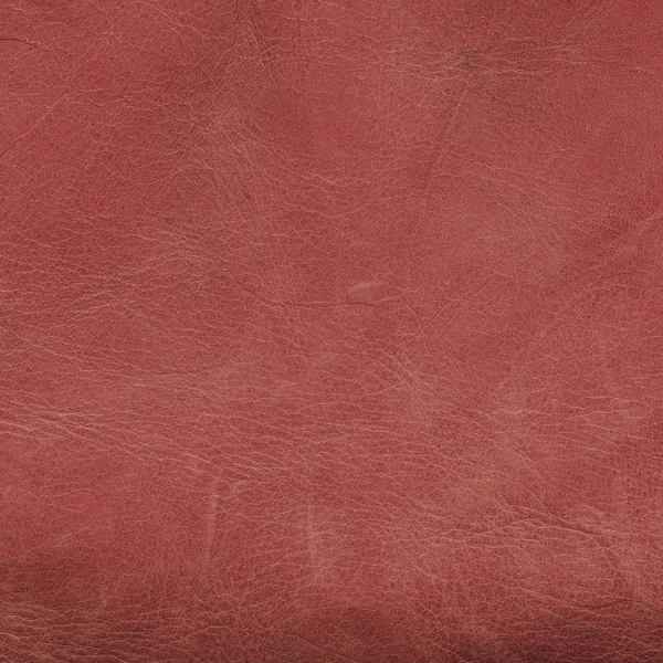 Rood lederen textuur als achtergrond — Stockfoto