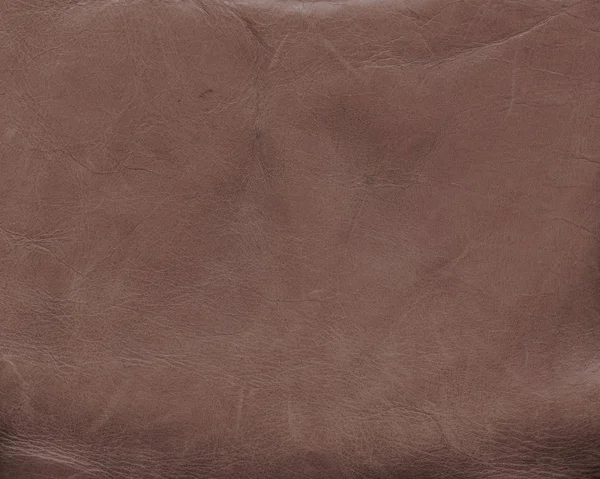 Velha textura de couro marrom-avermelhado closeup — Fotografia de Stock