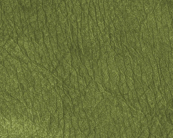 Groene lederen textuur close-up — Stockfoto