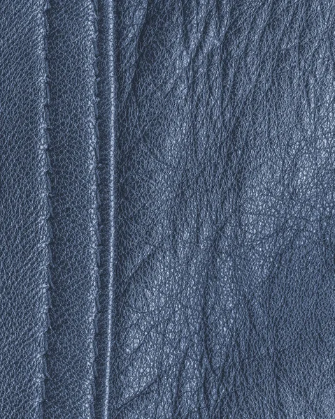 Blauer Lederhintergrund. nützlich für Design-Arbeiten — Stockfoto