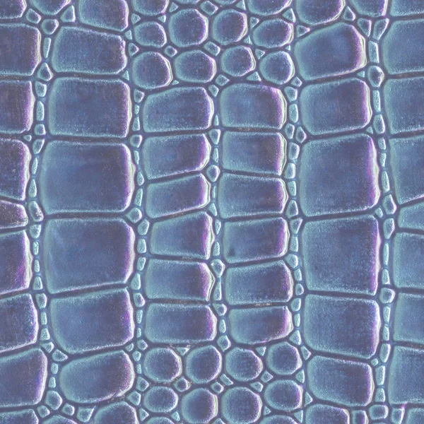 Šedo modrá umělé hadí kůže textury detailní — Stock fotografie