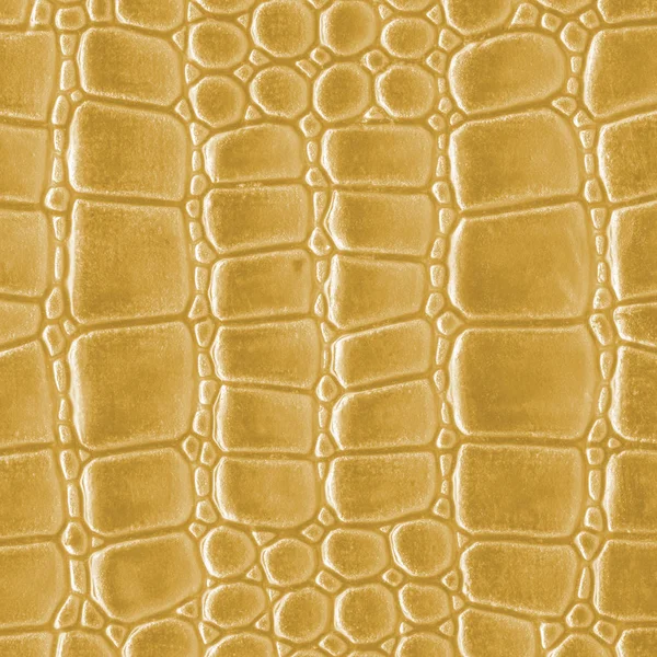 Jaune peau artificielle de serpent texture gros plan — Photo