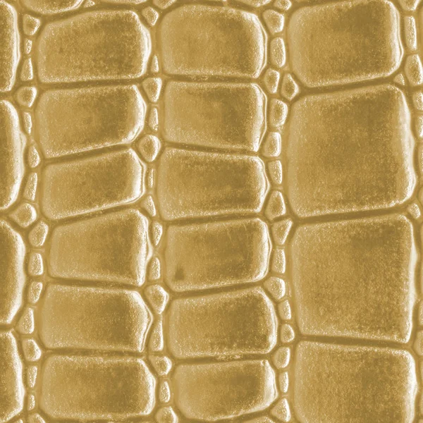 Žlutá umělá hadí kůže textury closeup — Stock fotografie