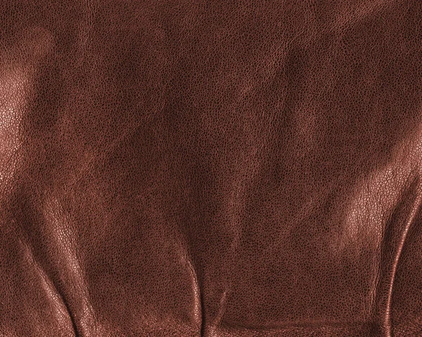 Brown leaher texture. Useful for background — Stock Photo, Image