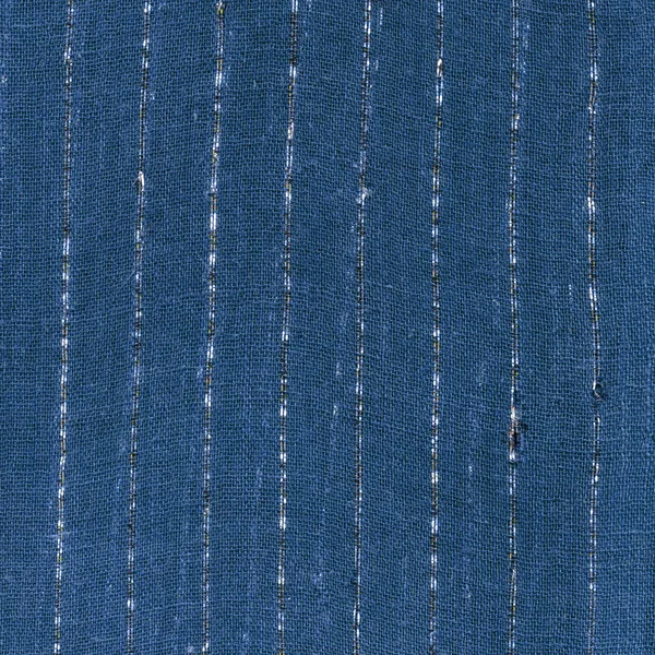 Украшенный люрекс голубой текстурой ткани — стоковое фото