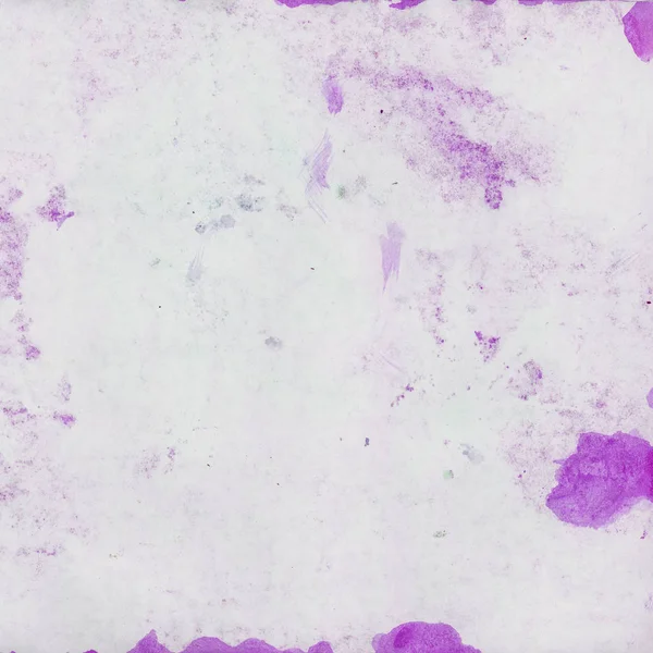 Texture of old dirty paper stained with violet ink — Stock Photo, Image