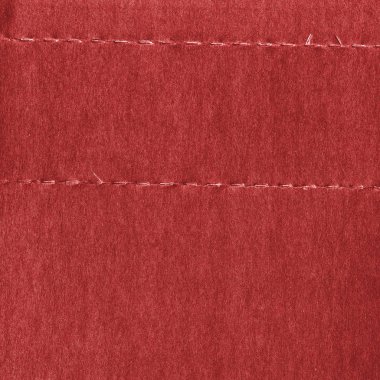 dikişleri ile dekore edilmiş kırmızı sentetik malzeme arka plan