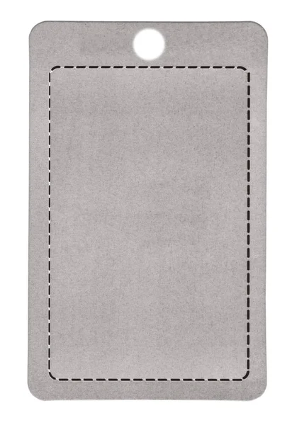 Tag de papelão em branco — Fotografia de Stock