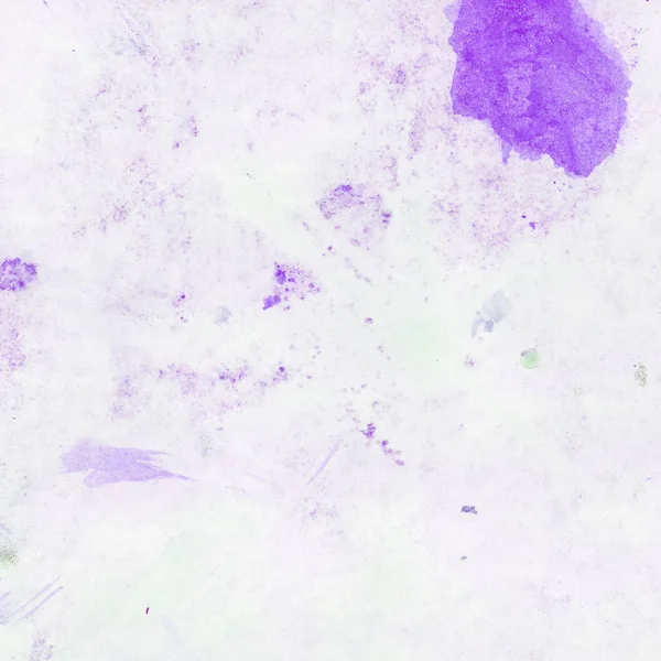Gamla smutsiga pappersstruktur färgas med violett bläck fläckar — Stockfoto