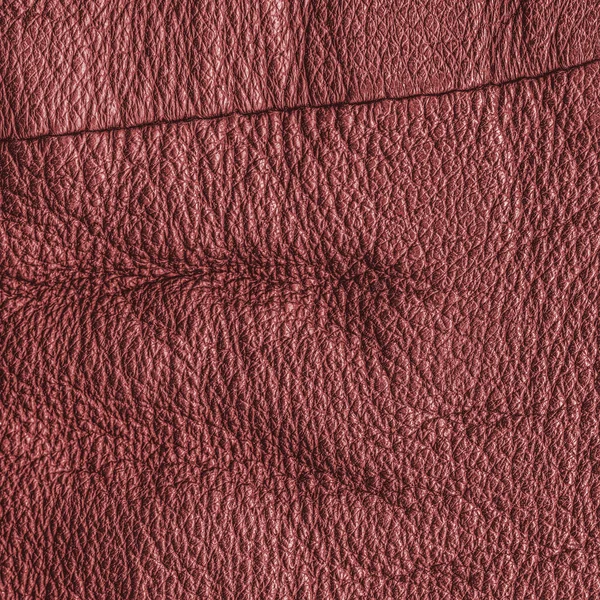 Texture in pelle rossa come sfondo — Foto Stock