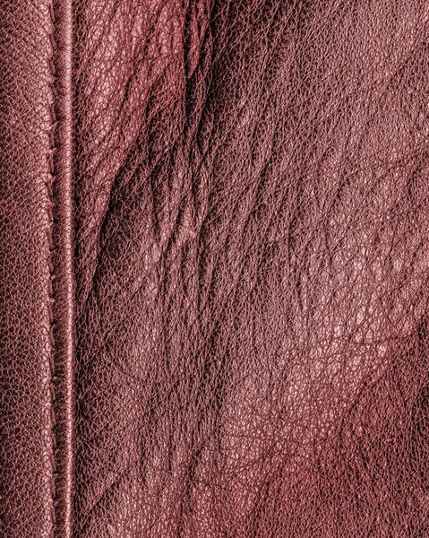 Röd-brun läder bakgrund. Användbar för design-verk — Stockfoto