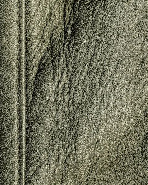 Gray-green leather background. Useful for design-works — Stock Photo, Image