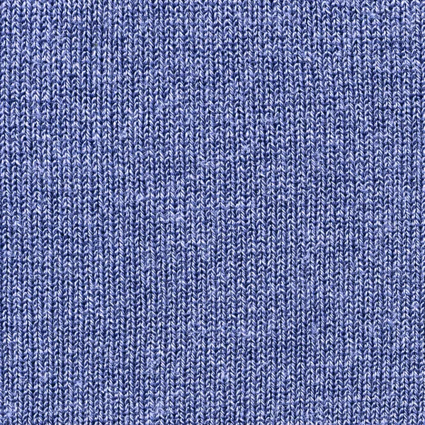 Blauw stof textuur voor achtergrond breien — Stockfoto