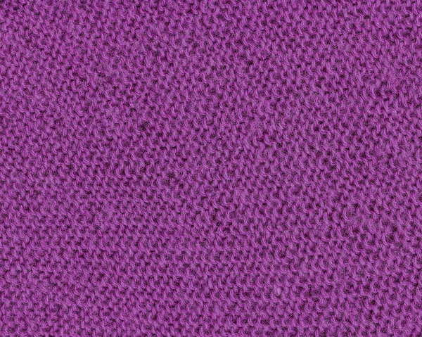 Violet stickning tyg textur för bakgrund — Stockfoto