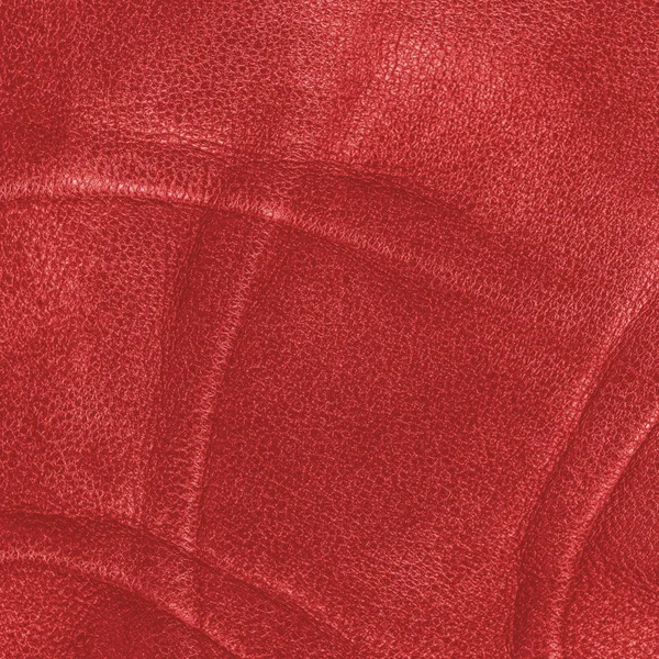 Červená kůže textura jako pozadí — Stock fotografie