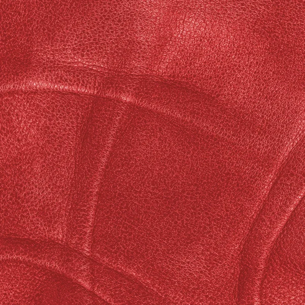 Textura de couro vermelho como fundo — Fotografia de Stock