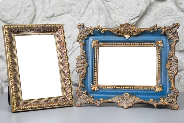 Antieke lege frames — Stockfoto