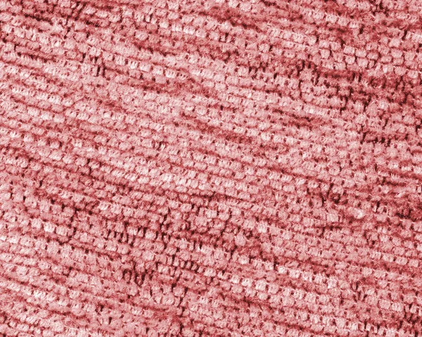 Textura têxtil vermelha. Útil para fundo — Fotografia de Stock