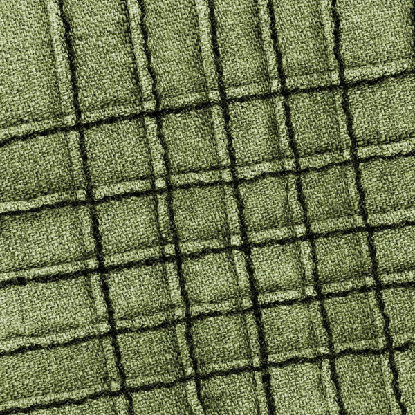 Green plaid denim background — Stock Photo, Image