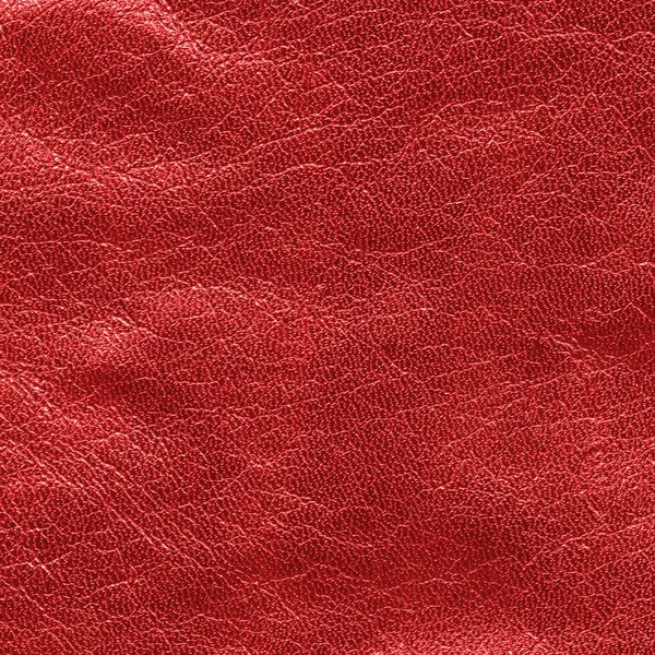 Red leather texture as background for design-works — Stock Photo, Image