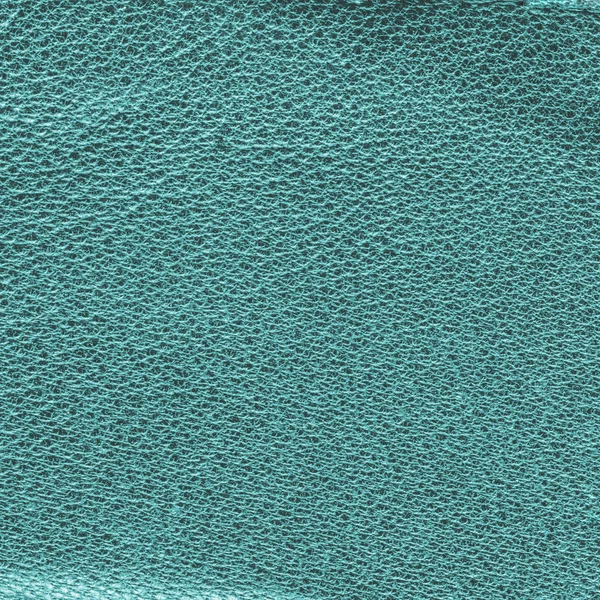 Textura de couro turquesa, útil para fundo — Fotografia de Stock