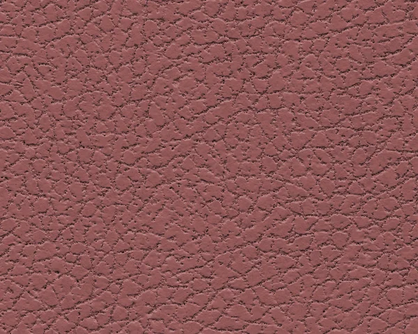 Textura de couro artificial vermelho-marrom close-up — Fotografia de Stock