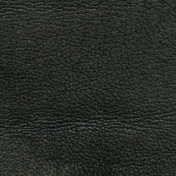 High detailed old black leather texture — Stock Photo, Image