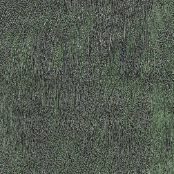 Painted green natural  fur texture — Stock Photo, Image