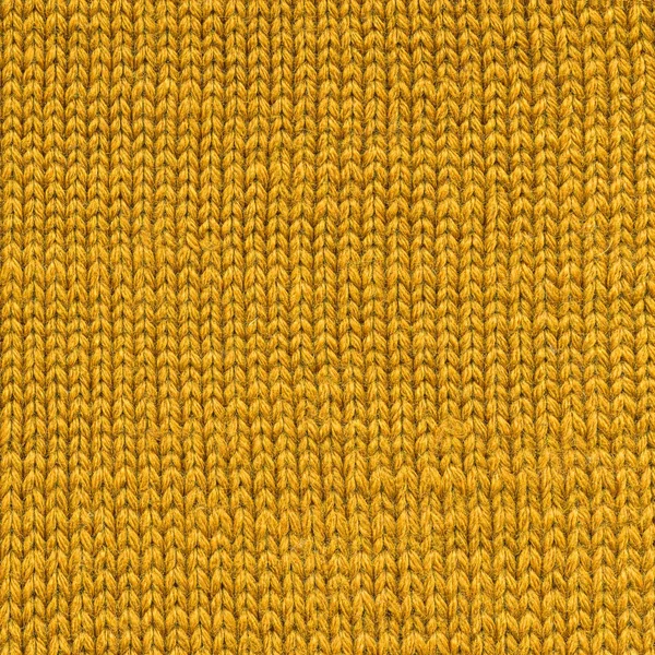Fundo tecido de tricô amarelo — Fotografia de Stock