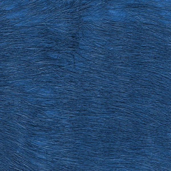 Пофарбована синя натуральна текстура хутра . — стокове фото