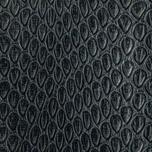 Textura de piel de serpiente artificial negra —  Fotos de Stock