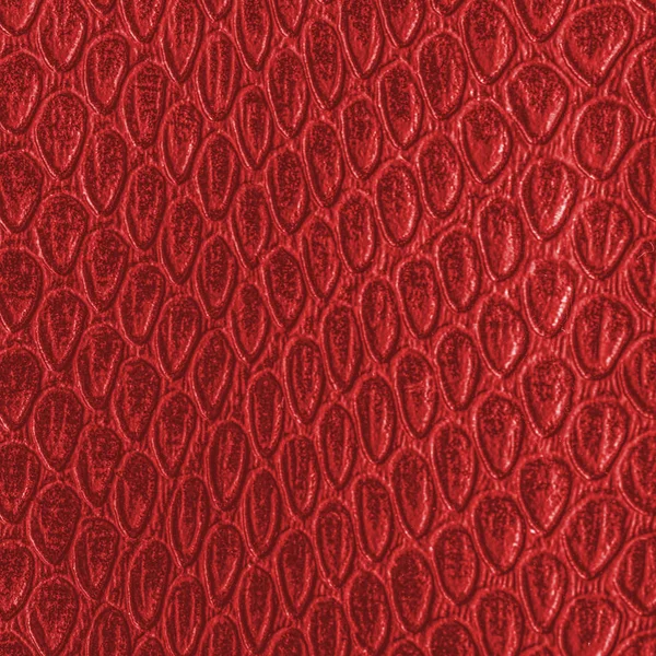 Červené umělé hadí kůže textury — Stock fotografie