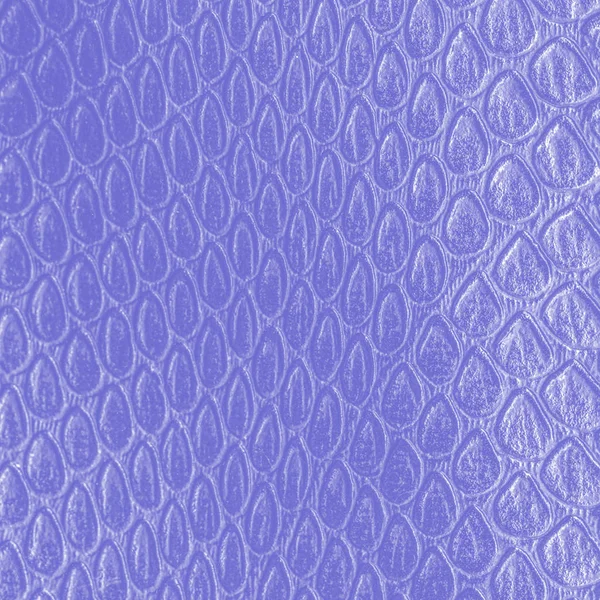 Blue artificial snake skin texture closeup. — Stock Photo, Image