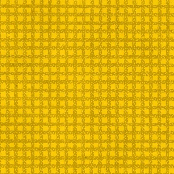 Yellow background based on fabric texture — Stock Photo, Image