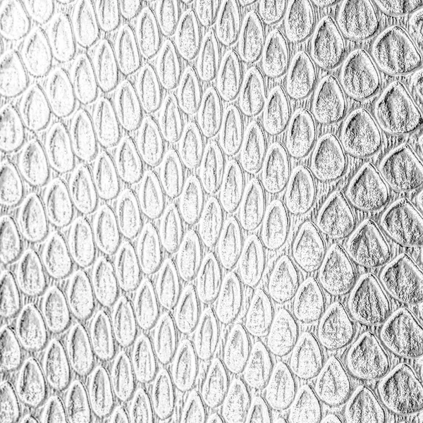 Textura de pele de cobra artificial branca close-up — Fotografia de Stock