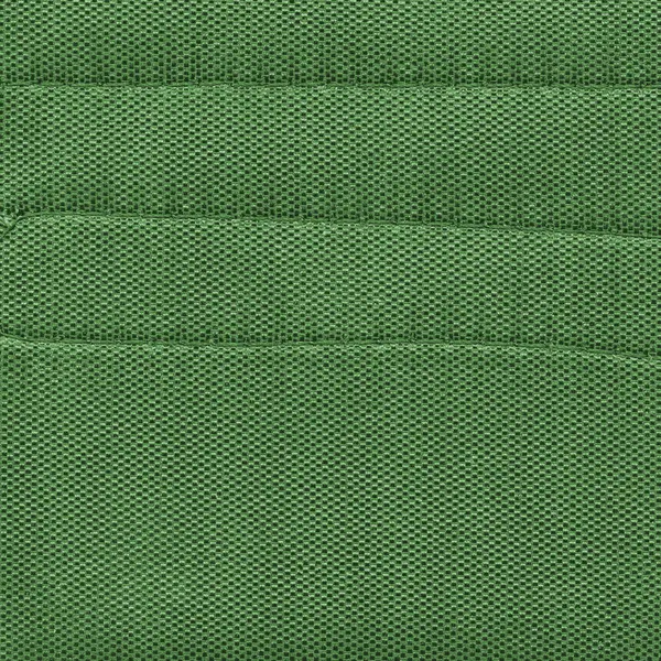 Fundo têxtil sintético verde, costuras — Fotografia de Stock