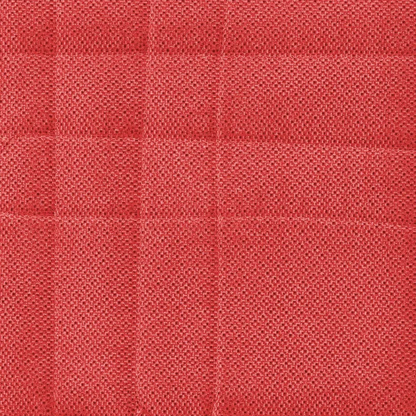 Red synthetic textile background,seams — Stock Photo, Image