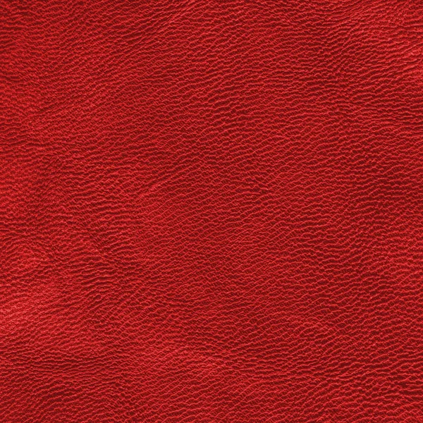 Texture de cuir rouge, utile comme fond — Photo