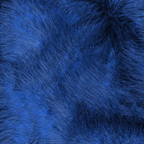 Painted blue fur texture closeup.Useful for background — Stock Photo, Image