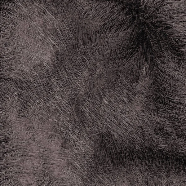 Bruin natuurlijke bont textuur close-up. Nuttig voor achtergrond — Stockfoto