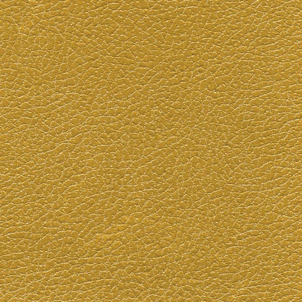 Textura de couro artificial amarelo. Útil como fundo — Fotografia de Stock