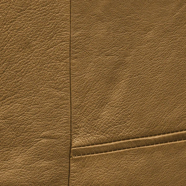 Żółto brązowy skórzany tekstura tło — Zdjęcie stockowe